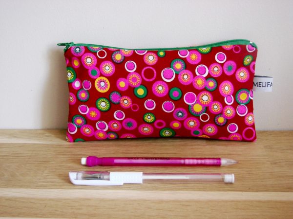 Trousse ronds rose fluo Melifactory