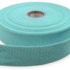 Sangle coton 23 mm turquoise MELIFACTORY