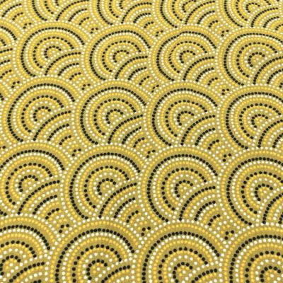Coton japonais moutarde, 20 x 150 cm