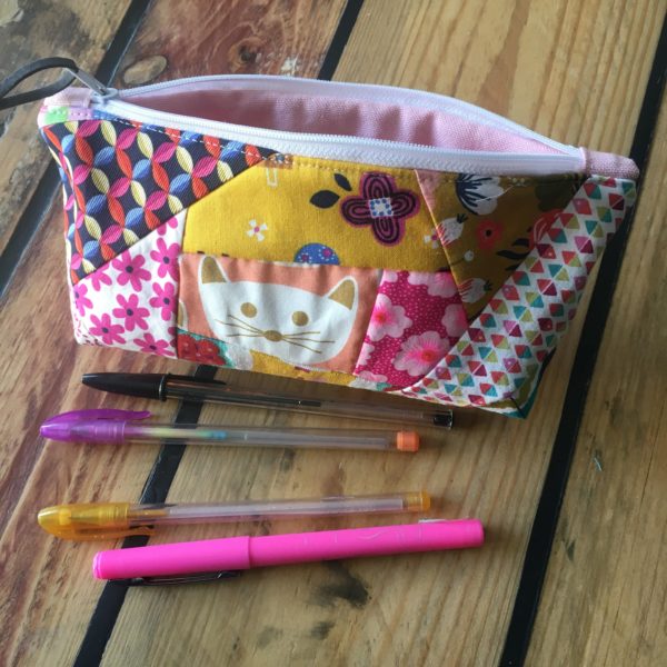 Trousse scolaire patchwork chats 4 MELIFACTORY