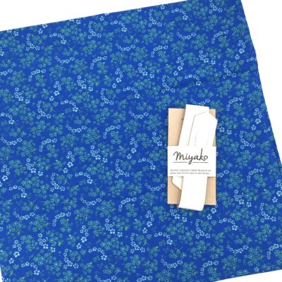 Kit pour furoshiki Hanako bleu