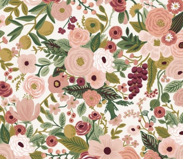 Rose fabric Cotton and steel MELIFACTORY