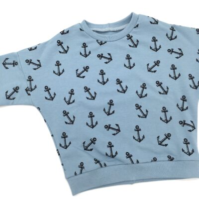 Sweat French Terry encre marine 3 ans