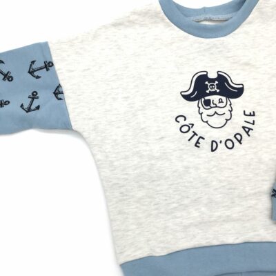 Sweat French Terry pirate 3 ans