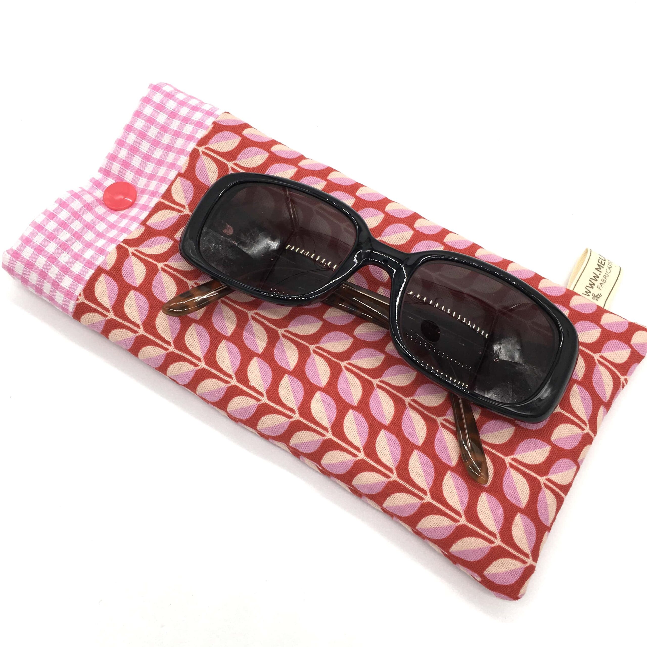 Etui lunettes lin rose 2 MELIFACTORY