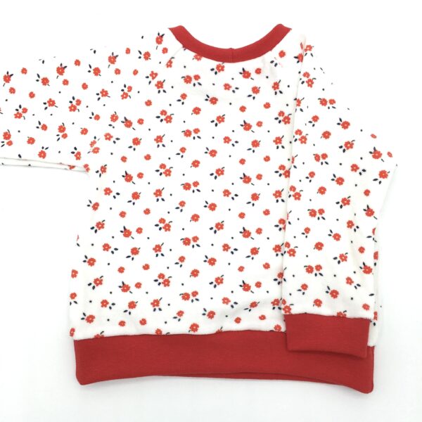 Sweat velours fleurs TAILLE 6 mois 2 MELIFACTORY