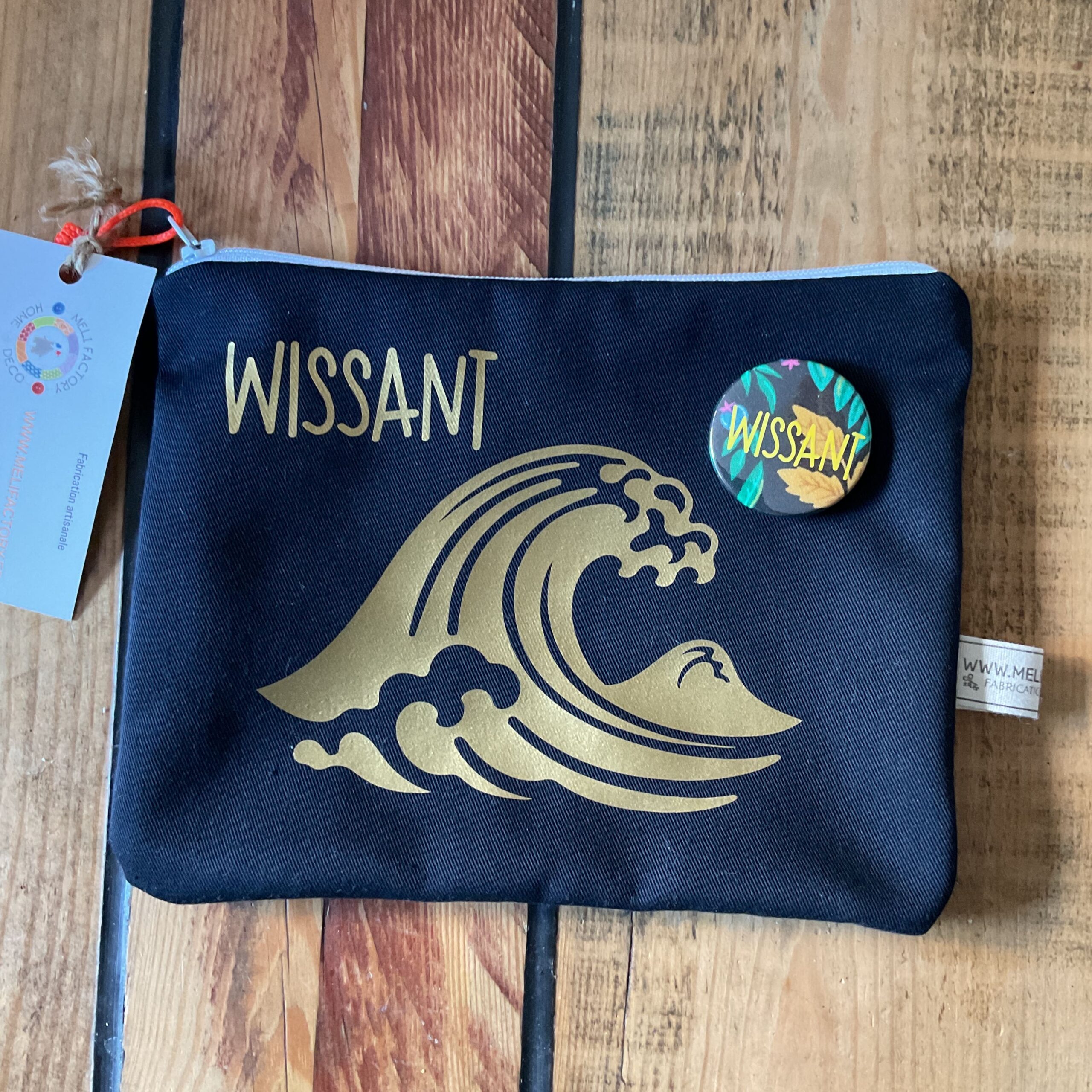 Pochette Wissant et badge MELIFACTORY